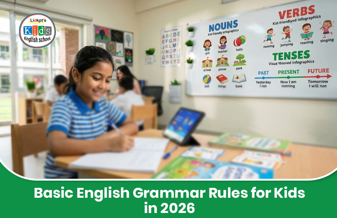 Basic English Grammar Rules for Kids blog image