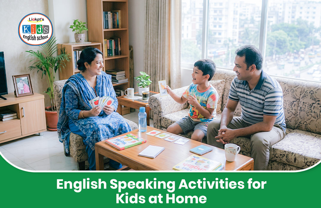 English Speaking Activities for Kids at Home blog image