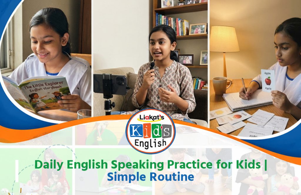 Daily English speaking practice for kids